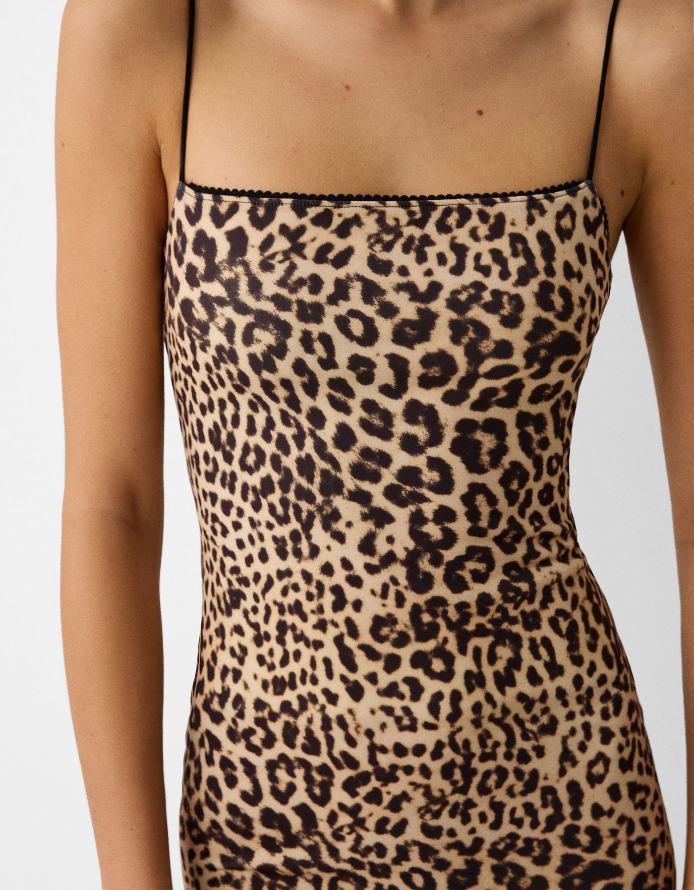 Arista Leopard Print Midi Dress